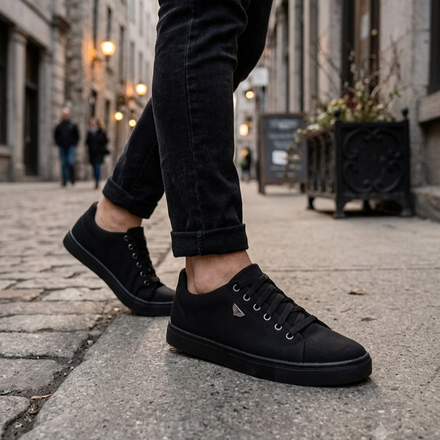 (COMPRE 1 LEVE 2 + BRINDES) Sapatênis Masculino Em Couro Premium